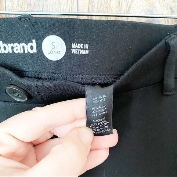 Betabrand LONG small Dress Pant Yoga Pant Black style W0076-BK - Picture 3 of 7